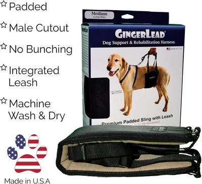 heavy-duty dog lifting harnesses for large dogs with weak hind legs