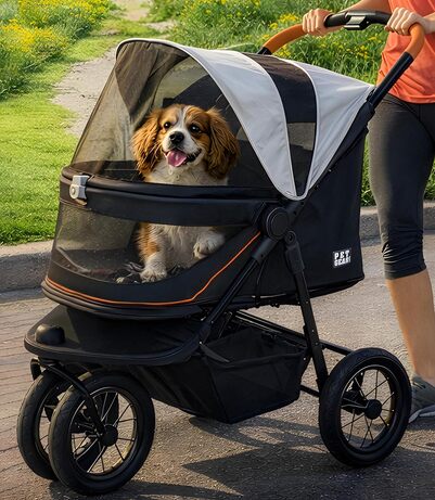 Pet Gear No-Zip Double Pet Stroller