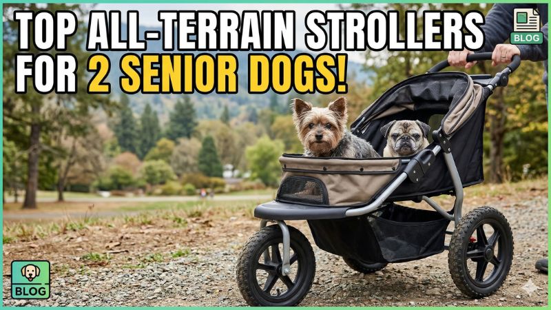 5 Best All – Terrain Dog Strollers for Two Small Senior Dogs (2026 Reviews)