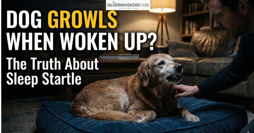 dog growls when i wake him up