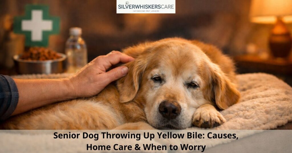 Senior Dog Throwing Up Yellow Bile: Causes, Home Care & When to Worry