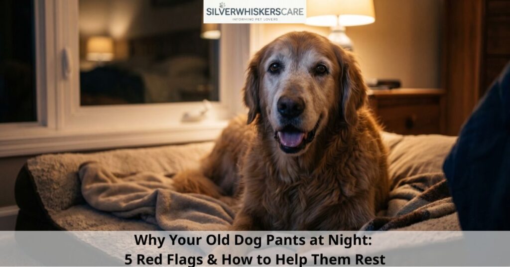 Old Dog Pants at Night